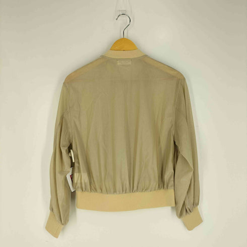 マカフィー MACPHEE 24SS シアートリコット ジップアップブルゾン レディース JPN:36