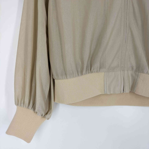 マカフィー MACPHEE 24SS シアートリコット ジップアップブルゾン レディース JPN:36