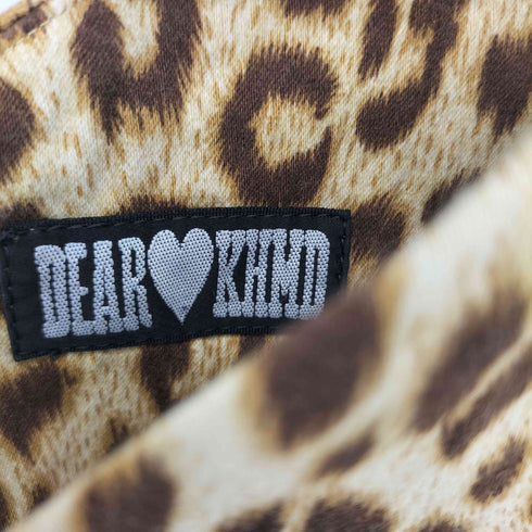 dear khmd レオパード総柄 ノースリーブワンピース y2k レディース