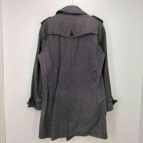 バーバリーブラックレーベル BURBERRY BLACK LABEL 裏地 チェック ライナー付き トレンチコート メンズ JPN:XL