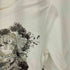 sun mate エンブレム シルバーペイントデザインb クルーネック半袖tシャツ カットソー y2k レディース
