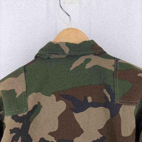 ユーエスアーミー U.S. ARMY BDU ウッドランド迷彩 ミリタリージャケット メンズ import:M