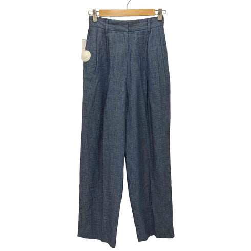 ユナイテッドアローズ UNITED ARROWS conte デニムライク タック ワイドパンツ レディース