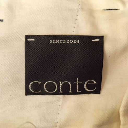 ユナイテッドアローズ UNITED ARROWS conte デニムライク タック ワイドパンツ レディース