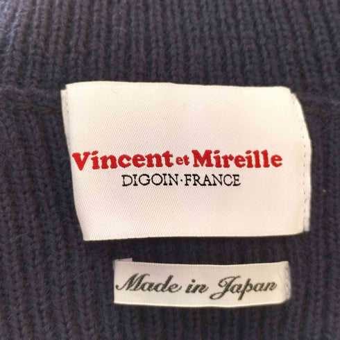 ヴァンソンエミレイユ Vincent et Mireille ウール タートルネック セーター メンズ JPN:42