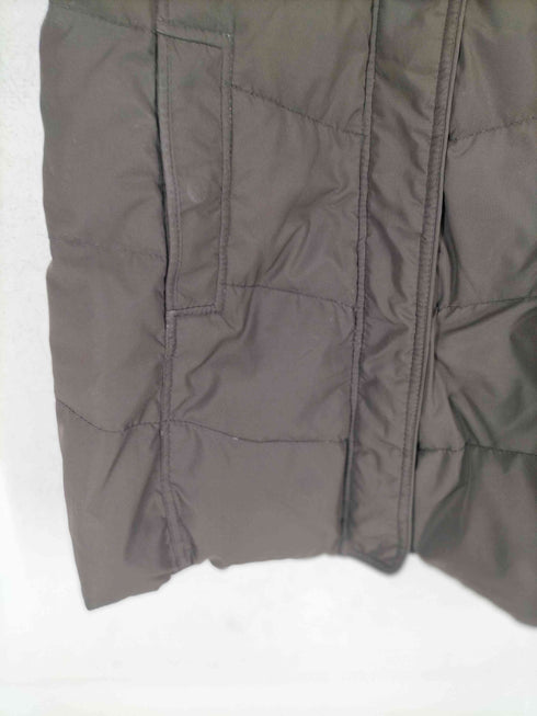 アバクロンビーアンドフィッチ Abercrombie & Fitch 裾ロゴ刺繍ダウンコート レディース S