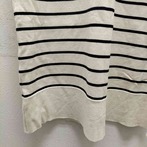 ザラ ZARA ロングニット ストライプ ノースリーブワンピース レディース import:M