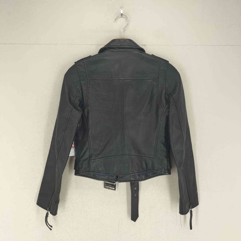 VIGNY ピッグレザーダブルライダースジャケット レディース 36
