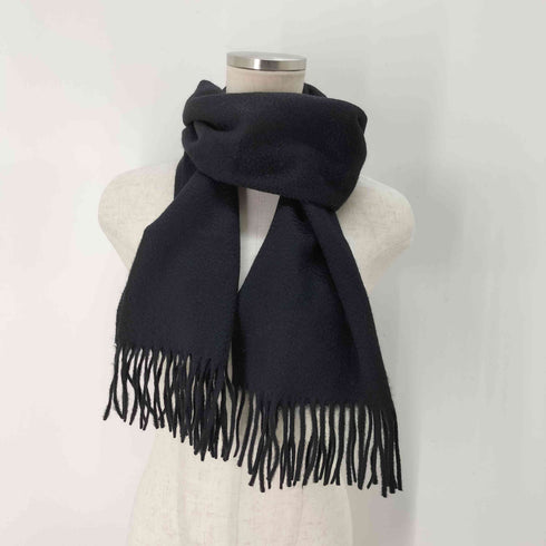 Clothing カシミヤ100 pure cashmere フリンジマフラー メンズ ONE SIZE