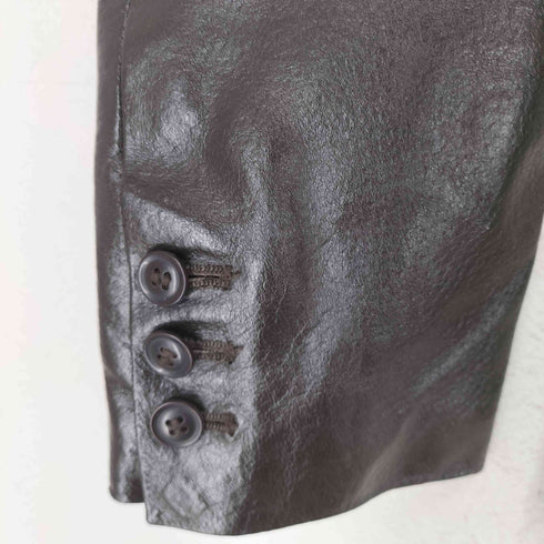 ミッシェルクランオム MICHEL KLEIN HOMME ピッグレザー2Bテーラードジャケット メンズ 48