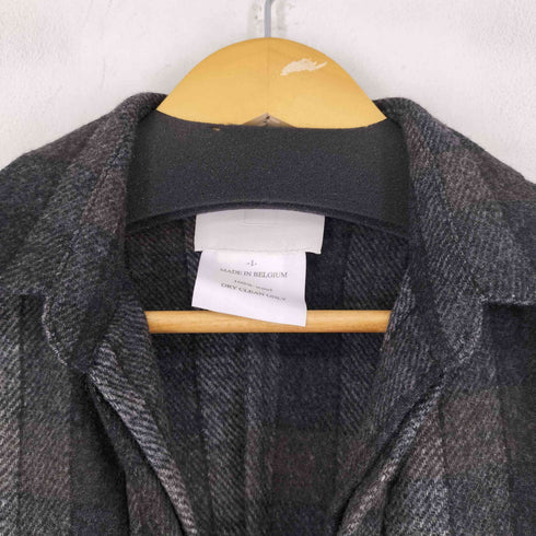 ステファンシュナイダー STEPHAN SCHNEIDER ウール チェック柄シャツジャケット メンズ 1