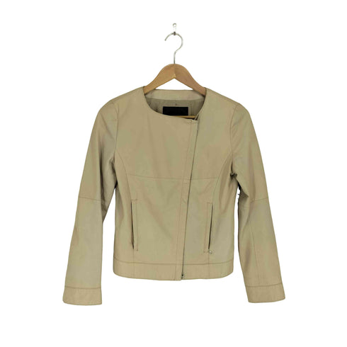 アンタイトル UNTITLED ラムレザーシングルライダースジャケット レディース 2