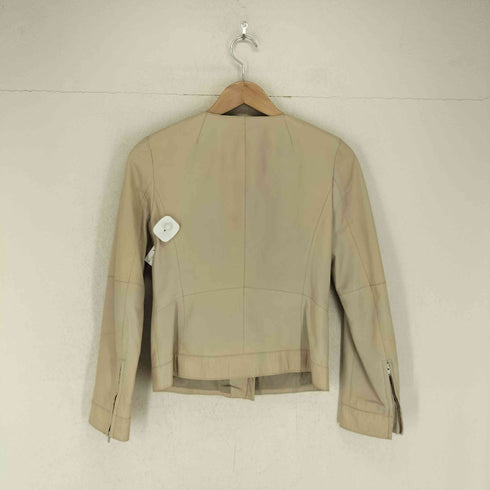 アンタイトル UNTITLED ラムレザーシングルライダースジャケット レディース 2