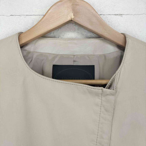 アンタイトル UNTITLED ラムレザーシングルライダースジャケット レディース 2