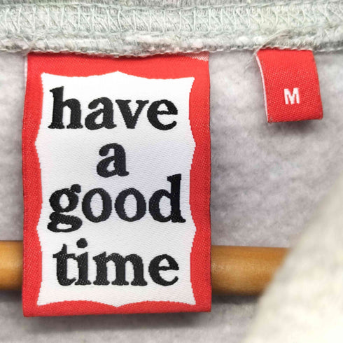 ハブアグッドタイム HAVE A GOOD TIME ロゴプリント プルオーバー フーディ メンズ JPN:M
