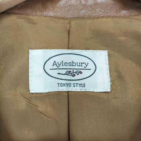 アリスバーリー Aylesbury ピッグレザー3Bテーラードジャケット レディース 9