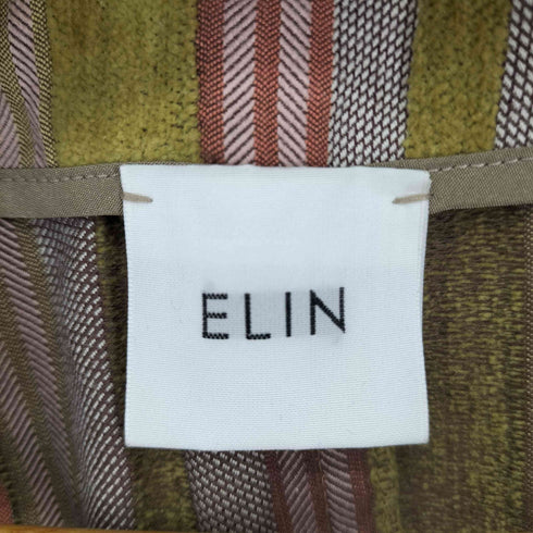 エリン ELIN ストラップ ノーカラーコート レディース 36