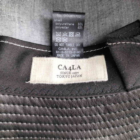 カシラ CA4LA フェイクレザーバケットハット レディース