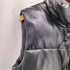 ザラ ZARA フェイクレザー パフ ベスト 裾ドローコード レディース import:L