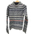バーニーズニューヨーク BARNEYS NEWYORK 総柄 ウール ニット セーター レディース import:L