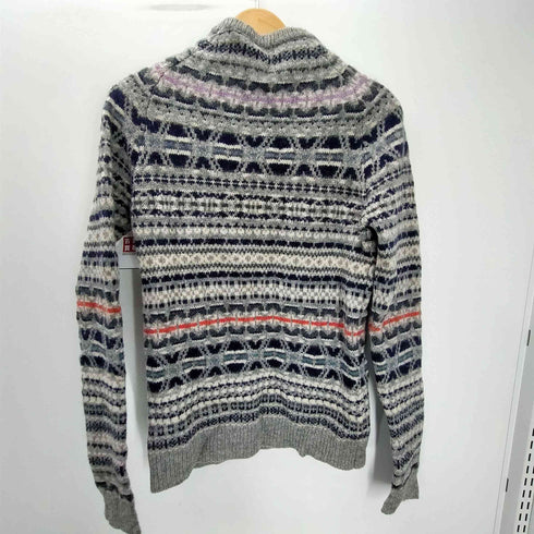 バーニーズニューヨーク BARNEYS NEWYORK 総柄 ウール ニット セーター レディース import:L
