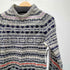 バーニーズニューヨーク BARNEYS NEWYORK 総柄 ウール ニット セーター レディース import:L