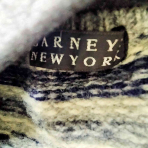 バーニーズニューヨーク BARNEYS NEWYORK 総柄 ウール ニット セーター レディース import:L