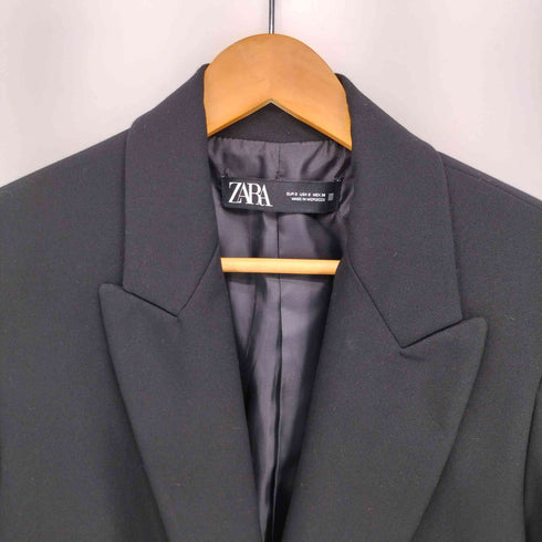 ザラ ZARA ピークドラペル ダブルブレスト テーラードジャケット レディース import:S