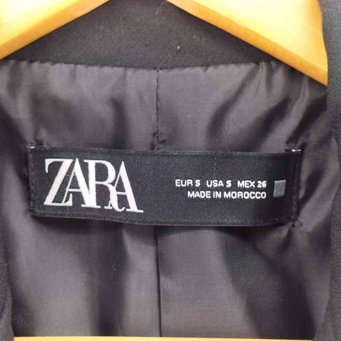 ザラ ZARA ピークドラペル ダブルブレスト テーラードジャケット レディース import:S