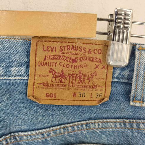 リーバイス Levis 90S USA製 552刻印 501 ボタンフライ デニムパンツ メンズ W30