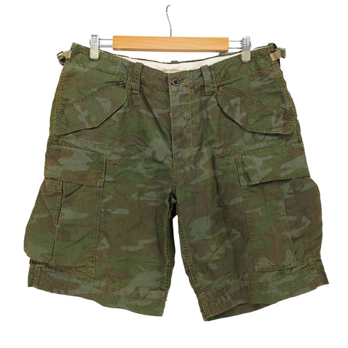ポロバイラルフローレン Polo by RALPH LAUREN サイドアジャスター カモ柄 カーゴ ショーツ ハーフ パンツ メンズ 34