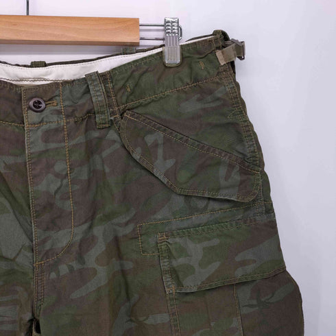 ポロバイラルフローレン Polo by RALPH LAUREN サイドアジャスター カモ柄 カーゴ ショーツ ハーフ パンツ メンズ 34