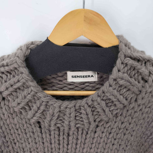 SENSEERA Oversized chunky knit sweater メンズ JPN:M