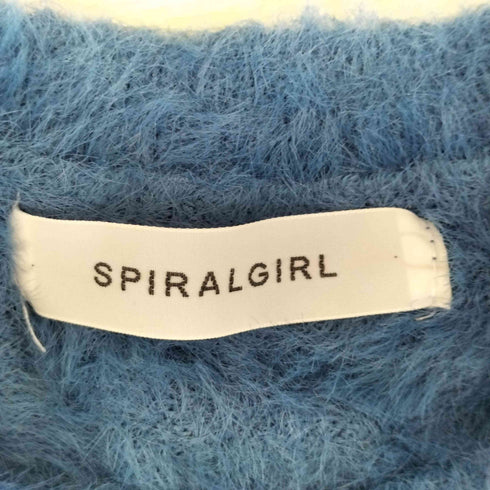 スパイラルガール SPIRALGIRL アームウォーマー付きパフスリーブシャギーニット レディース FREE