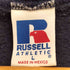 ラッセルアスレチック RUSSELL ATHLETIC 90-00S メキシコ製 3段プリント カレッジプリント プルオーバーフーディ メンズ import:L