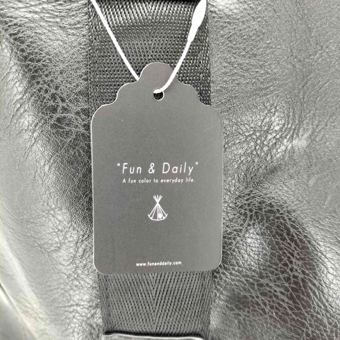 fun&daily 2way pu shoulder bag レディース