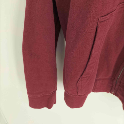 ステューシー Stussy USA製 WORLD TOUR ZIP HOODー ワールドツアー プリント ジップアップ パーカー メンズ import:XL