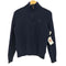 ポロラルフローレン POLO RALPH LAUREN 現行タグ ポニー刺繍 ウールカシミヤ ハーフジップニット レディース import:M