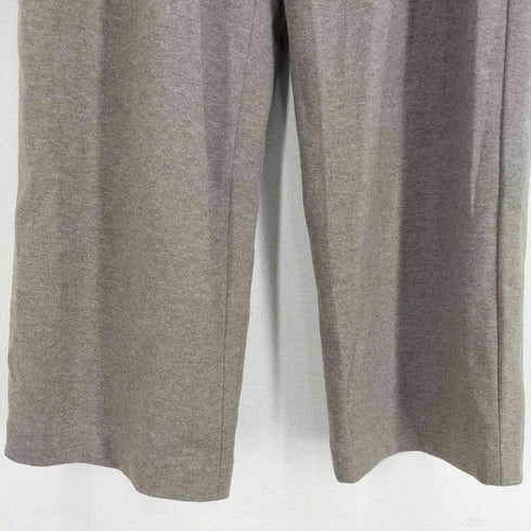 ユニクロ UNIQLO ブラッシュドジャージータックワイドパンツ レディース JPN:M