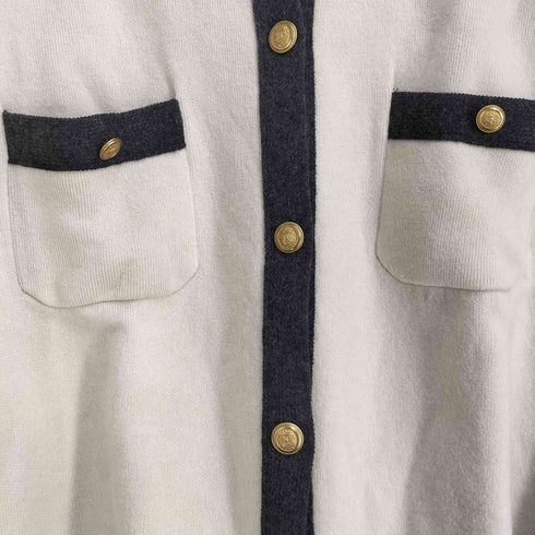 ミラオーウェン Mila Owen Wフェイス金釦カーデプルオーバー レディース JPN:1