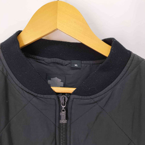 ハーレーダビッドソン HARLEY-DAVIDSON QUILTED NYLON BOMBER JACKET メンズ JPN:XL