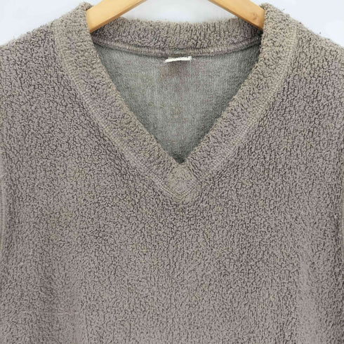 ステューシー Stussy 90S 白タグ USA製 コットン タオル地 Vネック ベスト メンズ import:L