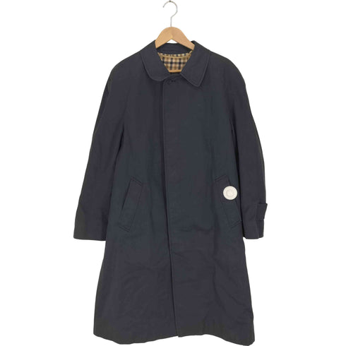 アクアスキュータム AQUASCUTUM ウールライナー付き 比翼ステンカラーコート メンズ