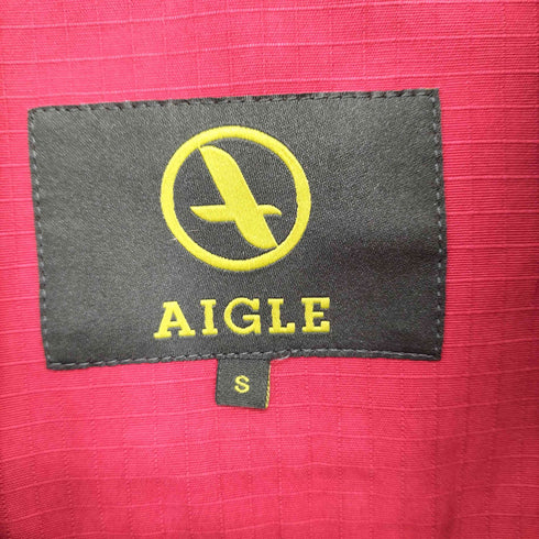 エーグル AIGLE リップストップ 刺繍ロゴ ジャケット メンズ S