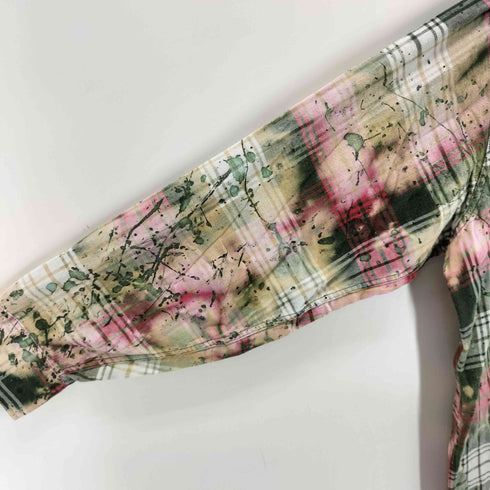 エルエルビーン L.L.Bean 80-90S MADE IN USA ペイントデザインカットオフBDシャツ メンズ