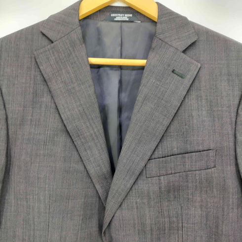 ジェフリービーン GEOFFREY BEENE Moores生地 ピンストライプ 2B テーラードジャケット メンズ 38 REGULAR
