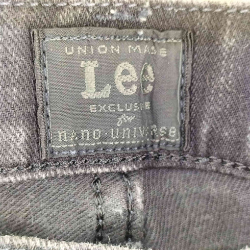 リー Lee 別注ストレッチブラックデニムパンツ メンズ 32