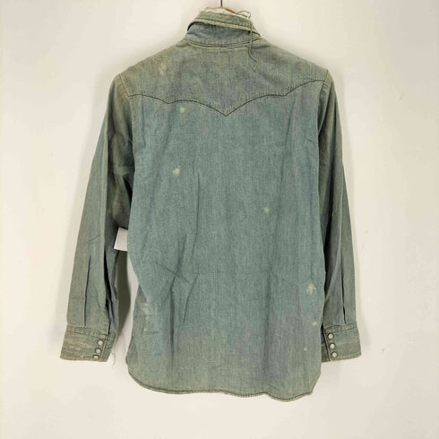 スナップボタンデニムウエスタンシャツ メンズ JPN:2