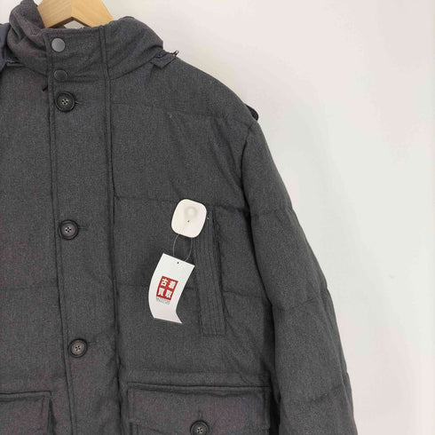 MODA LINEGA フーデッド ダウンジャケット メンズ LL