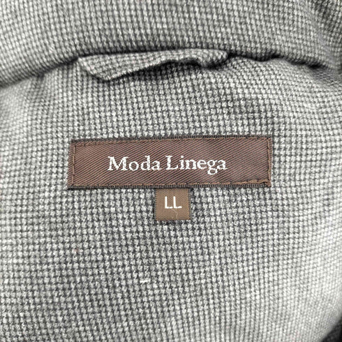 MODA LINEGA フーデッド ダウンジャケット メンズ LL